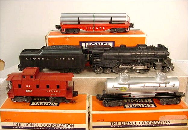 1945 lionel train set hot sale value